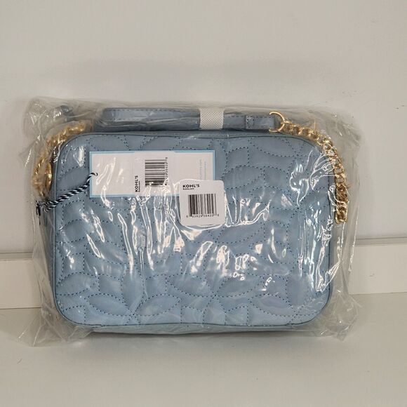 Draper James RSVP Blue Quilted Camera Bag Shoulder Handbag - Picture 1 of 6